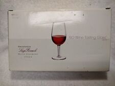 4 New In Box Crystal Luigi Bormioli Italy 10 1/4 Oz  ISO Wine Tasting Glasses picture