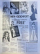 1973 Vintage Magazine Advertisement Frederick's of Hollywood Sex Appeal picture