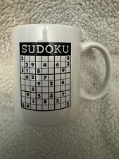 Sudoku Mug w/ Puzzle & 