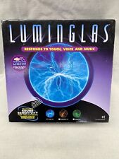 Vintage Luminglas Blue Plasma Light 12 Inch Responds to Touch Voice Music Origin picture