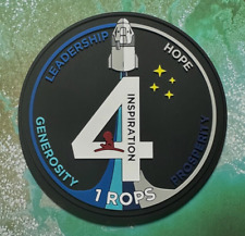 INSPIRATION 4 LEADERSHIP HOPE GENEROSITY PROSPERITY ST. JUDE PVC SPACEX PATCH 🚀 picture