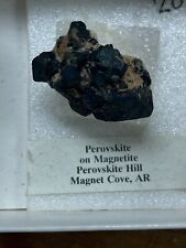 Perovskite, magnetite  from Perovskite Hill, Magnet Cove, Arkansas picture