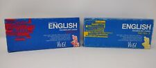 Vintage Vis-Ed English Vocabulary Flash Cards Set 1 & 2 1000 Words Each picture