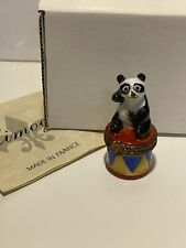 New  Limoges Baby Panda  Box PV marque deposee picture