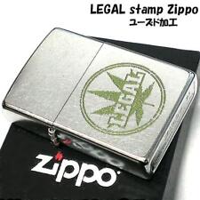 Zippo Marijuana Leaf Used Lighter Legal Stamp Sour picture