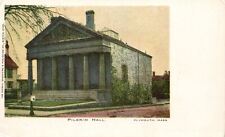 Pilgrim Hall Plymouth Massachusetts Federal Engraving Vintage Postcard c1900 picture