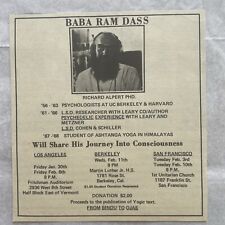 1967 Baba Ram Dass, Shares His Journey Into Consciousness, Lectures Ad picture