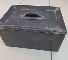 Vintage Buck X-Ograph Co. Lead Box Radiology, X-ray, Medical Dentistry picture