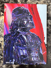 2023 Lord Darth Vader Card Fun Star Wars GOLD Global Art Hobby /100 Darth Vader picture