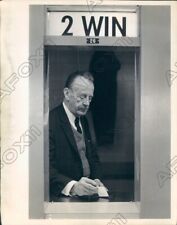1966 Horse Race Betting Window Joseph Kane Gives Ticket Press Photo picture