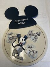 Mickey Mouse Steamboat Willie Collector Plate 80th Aniversario Mickey Mouse picture