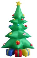 8 Foot Tall Inflatable Green Christmas Tree with Multicolor Gift Boxes and  picture