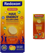 Max Energy Citrus Effervescent Tablets Immune Support Bundle Vitamin C Zinc Effe picture