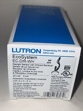 LUTRON EcoSystem EC-DIR-WH Daylight Sensor with Infrared Receiver. New & Free Sh picture