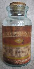 Old flask, chemical reagent, laboratory picture
