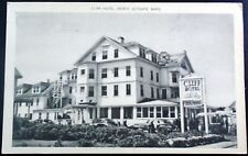 B&W View of Cliff Hotel, Rooftop Clock, North Scituate, Mass. picture