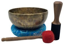 8 Inches Authentic Full Moon Singing Bowl from Nepal-Yoga Meditation Sound Bowl picture
