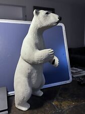 Standing Polar Bear 16” Resin Figurine. picture