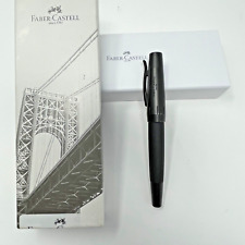 Graf von Faber Castell Fountain Pen E-motion Pure Black with Box/paperwork MINTY picture
