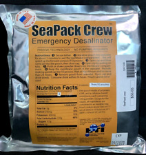 SeaPack Crew - Portable Emergency Desalinator 3 Pouches inside - EXPIRED 09/2020 picture