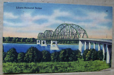 Postcard Liberty Memorial  Bridge posted 1944 picture