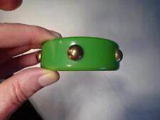 Art Deco SEAWEED GREEN BANGLE BRACELET VG Looks Like MID-CENTURY also picture