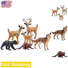 Hand-Painted Phthalate-Free Woodland Creatures Figurines - Educational Playset picture