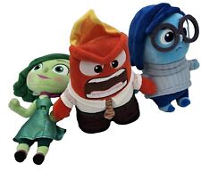 Inside Out Anger, Disgust & Sadness Talking Plush Tomy Pixar New Batteries LOT 3 picture