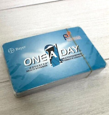 BAYER One-A-Day Multi-Vitamin Prostate Cancer Playing Cards - NEW Sealed Blue picture