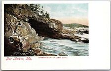 Anemone Cave Ocean Drive Bar Harbor Maine ME Rocks Wavers Attraction Postcard picture