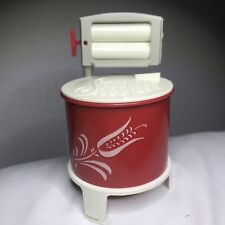 Vintage Wringer Washing Machine Salt & Pepper Shakers Sugar Bowl Plastic USA - B picture