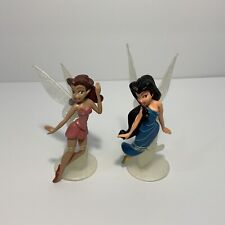 Disney Pixie Hollow Fairies Silvermist & Rosetta Collectible Cake Topper Figures picture