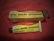 Vintage KELLER ANTIBIOTIC Zinc Oxide Ointment Tube WALGREEN CO. 1.5 oz picture
