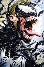 VENOM: SEPARATION ANXIETY #1 (2024) Mike Mayhew Studio Variant Cover B Glow Sig picture