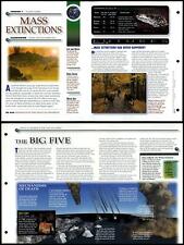 Mass Extinctions #43 Planet Earth Secrets Of Universe Fact File Fold-Out Page picture