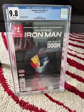 INFAMOUS IRON MAN #1 CGC 9.8 TONY IS REINTRODUCED AS ARTIFICIAL INTELLIGENCE picture
