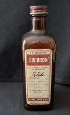 Vintage Medicine Bottle Livibron Nutrient Tonic and Hematinic.  Parke Davis picture