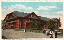 Vintage Postcard Forestry Building Lewis And Clark Memorial Portland Oregon OR picture