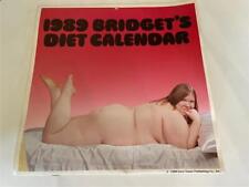 Vintage Bridget's 1989 Diet Calendar Fat Lady picture