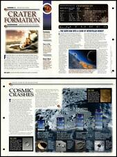 Crater Formation #44 Solar System Secrets Of Universe Fact File Fold-Out Page picture