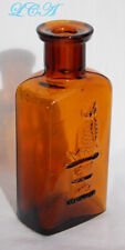 Old AMBER colored OWL DRUG Co bottle w/pic owl on it Nice & Clean & Hard to Find picture