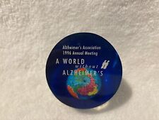 Alzheimer's Association 1996 Meeting Souvenir Paperweight 1 7/8