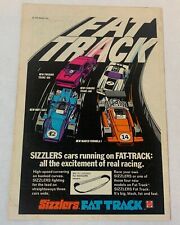 1971 Hot Wheels ad ~ SIZZLERS FAT TRACK ~ Firebird Trans-Am,Indy Eagle, more picture