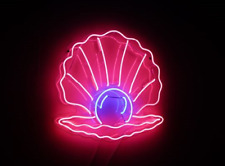 Oyster Shell Pearl Neon Sign Light Lamp 17