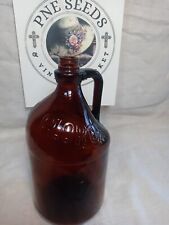 Vtg Half Gallon Jug Handle Glass Bottle Clorox Chemical Household Cleaner Bleach picture