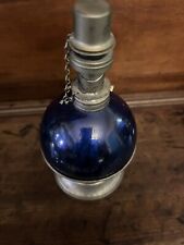 watchmakers Or Dentist Cobalt Blue Alcohol Lamp Patented 1880 1893 picture