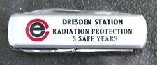 Vintage Commonwealth Edison Dresden Station Radiation Protection Pocket Knife picture