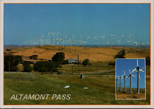 Altamount Pass Wind Energy Farm Turbines Diablo Range CA Electrical Power Teich picture