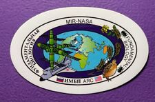NASA / MIR FUNDAMENTAL BIOLOGY  OBSCURE OVAL STICKER / DECAL picture
