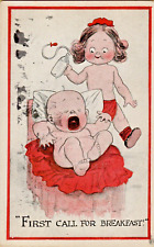 Crying Baby Postcard 1916 with 